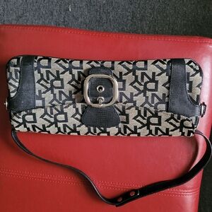 DKNY canvas/fabric purse